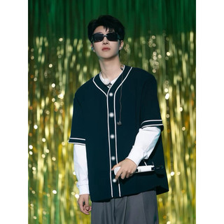 [Baseball] Áo bóng chày trơn Basic form Unisex cho Nam