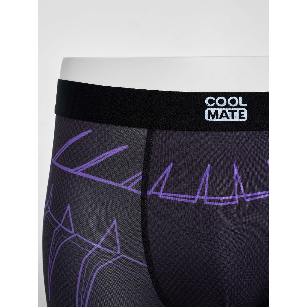 [MUA 4 GIẢM 20%][BST MARVEL]Quần lót nam Trunk Black Panther, Quần sịp chiến binh báo đen mềm mại Coolmate