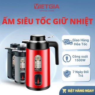 Ấm Đun Siêu Tốc 3L GD ST21 Inox 304 Công Suất 1500W Đun Siêu Nhanh, Giữ Nhiệt 24H, Tự Ngắt An Toàn
