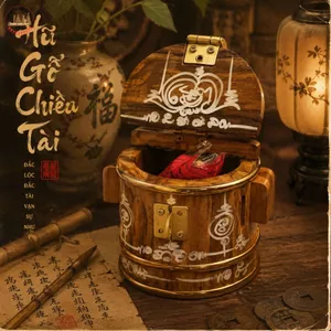 Thùng gỗ mini nắp mở – Dễ sử dụng, tiện lợi bảo quản