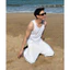 Quần Trắng Clean phong cách hàn quốc -Minimal style
