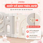[New 2026] Quây Cũi Nhựa Phi Hành Gia Cho Bé, Quây Cũi Cao Cấp Độc Quyền Pakey Tặng Kèm 100 Bóng + Thảm + Set Bóng Rổ — ảnh 5