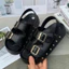 Dép Sandal Nữ 2 Quai Ngang, Dép Quai Hậu Nữ Đế Tăng Chiều Cao Đi Êm Chân Phối Mọi Oufit N52.