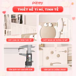 [MỚI 2026] Quây Cũi Nhựa Full Set Cao Cấp PAKEY, Quây Cũi Hình Chú Voi Con Kết Hợp Nhiều Nhiều Trò Chơi Thú Vị Cho Bé — ảnh 4