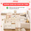 Set Quây Cũi Full Cao Cấp Cho Bé Kết Hợp Với Nhiều Trò Chơi Thú Vị Cầu Trượt, Xích Đu, Ngựa Bập Bênh Cho Bé