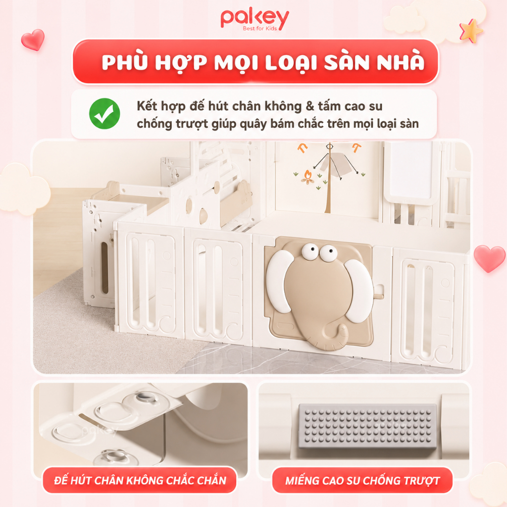 [NEW 2026] Set Quây Cũi Full Cao Cấp Cho Bé Kết Hợp Với Nhiều Trò Chơi Thú Vị Cầu Trượt, Xích Đu, Ngựa Bập Bênh Cho Bé