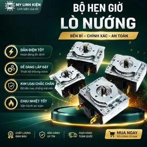 Bộ hẹn giờ lò nướng, nồi áp suất trục vát DKJ -Y 30 phút, 60 phút, 90 phút, 120 phút chất lượng cao.