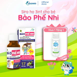 Siro Ho Cho Bé Bảo Phế Nhi 3in1 - Hỗ Trợ Giảm Ho, Giải Cảm, Tăng Đề Kháng