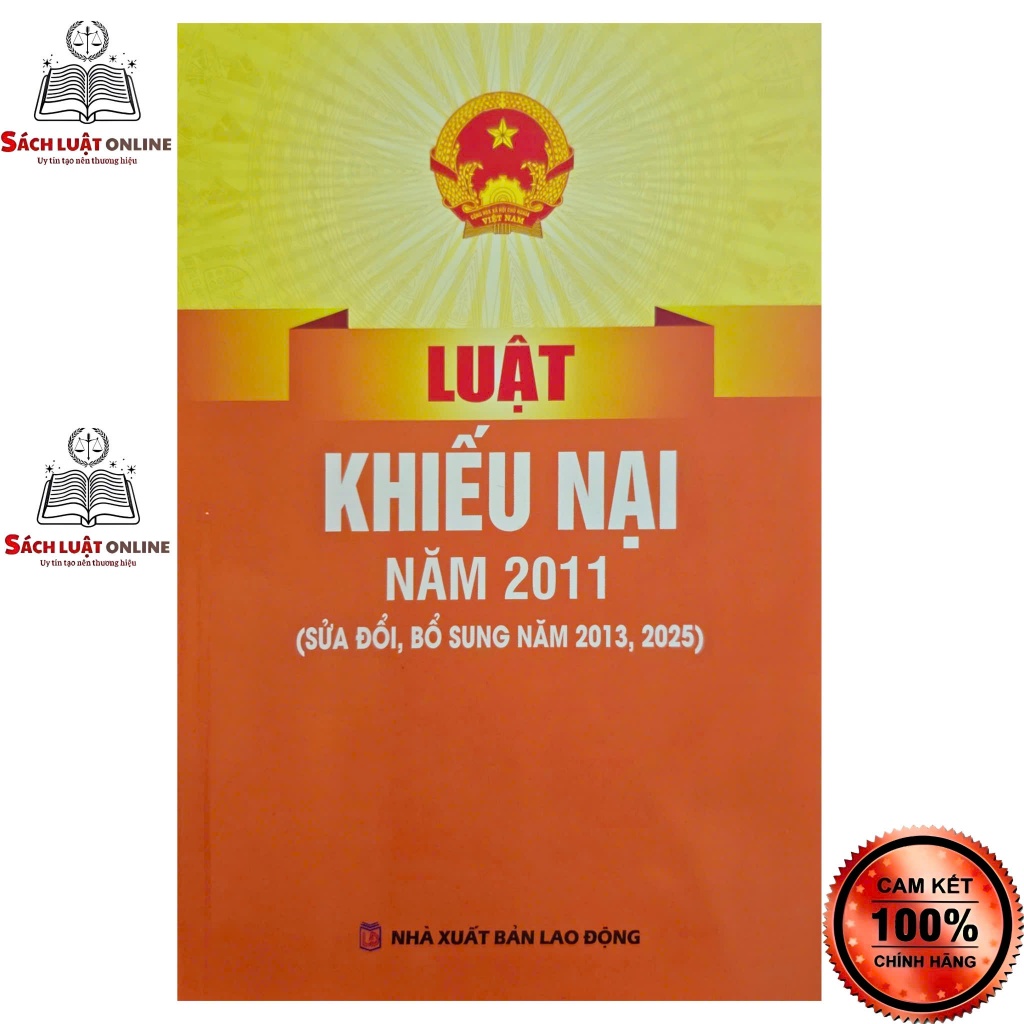 Sách - Luật khiếu nại (NXB Lao động)