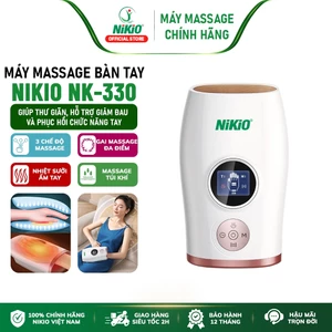 Máy massage tay pin sạc Nikio NK-330 - Hoạt động điện áp suất không khí và nén nhiệt, giảm tê bì tay