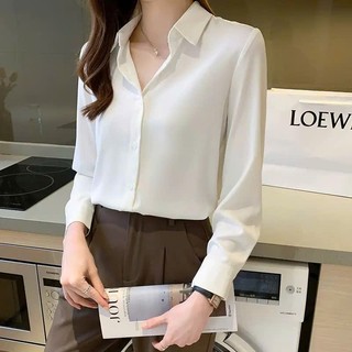 Áo Sơ Mi Nữ Trắng Công Sở Thanh Lịch SM77