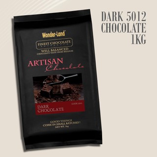 Socola Đen Compound Wonder-Land 5012 Vị Cacao Đậm đà đắng dịu Làm Bánh Phủ Bánh Tạo Hình Chocolate L2