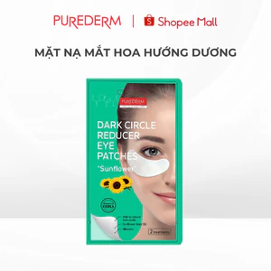 Mặt Nạ Mắt Giảm Thâm Quần Mắt Purederm Hoa Hướng Dương, Dạng dán đắp qua đêm không gây kích ứng da 4 miếng 10