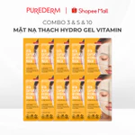 [COMBO] Mặt Nạ Thạch Hydro Gel Purederm Vitamin C & E Dưỡng Sáng, Cấp Ẩm Phù Hợp Cho mọi loại da 24g (4134) — ảnh 2