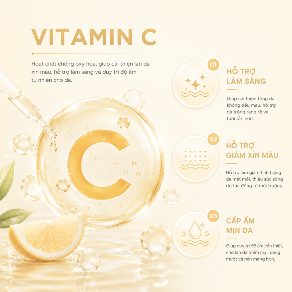 AMYJANE Mặt Nạ Thạch Vitamin C Brightening Cấp Ẩm Hỗ Trợ Làm Đều Màu Da Giúp Sáng Khỏe 35grx4