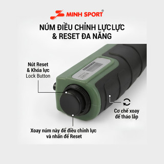 Kìm Bóp Tay MinhSport, Kìm Tập Cơ Tay, Dụng Cụ Tập cơ tay Tại Nhà Điều Chỉnh Lực Có Đếm 5-60kg