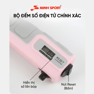 Kìm Bóp Tay MinhSport, Kìm Tập Cơ Tay, Dụng Cụ Tập cơ tay Tại Nhà Điều Chỉnh Lực Có Đếm 5-60kg