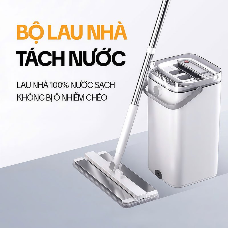 Bông Lau Nhà Thay Thế KITIMOP SUPER CLEAN SC06-1, Dùng Cho Cây Lau Nhà Tách Nước Bẩn KITIMOP SUPER CLEAN SC06