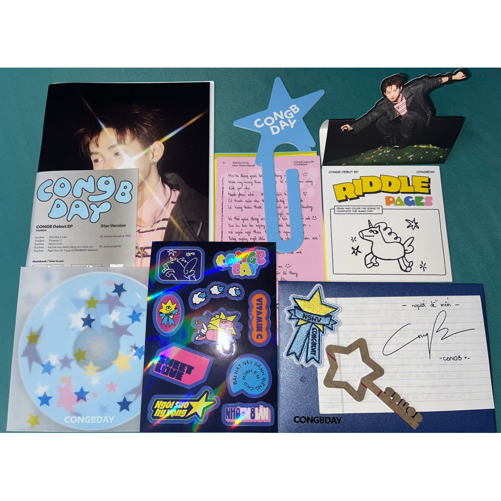 ALBUM CONGB KHÔNG CARD - VER STAR/CARD POB ALBUM CONGBDAY | Shopee Việt Nam