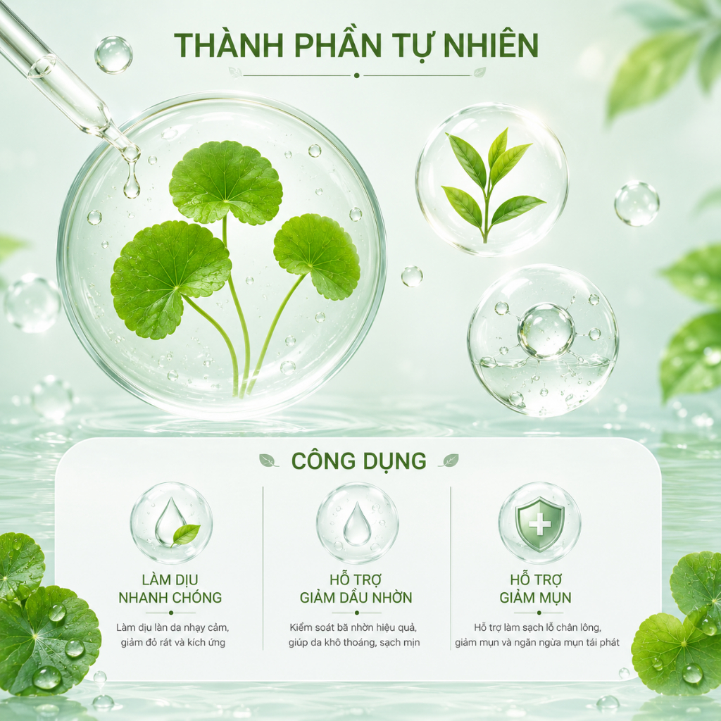 AMYJANE Mặt Nạ Thạch Rau Má Centella B5 B3 Làm Dịu Da Kiềm Dầu Phù Hợp Cho Da Nhạy Cảm 35grx4