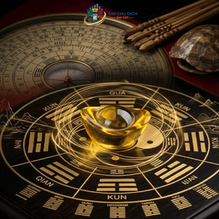 [Quà Tặng] Kim Nguyên Bảo vật phẩm phong thủy hình thỏi vàng thủy tinh hỗ trợ tài lộc