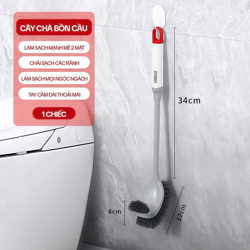 Cây Chà Bồn Cầu OKwife AGW-5746, Chổi Cọ Bồn Cầu, Cọ Bồn Cầu Nhà Vệ Sinh