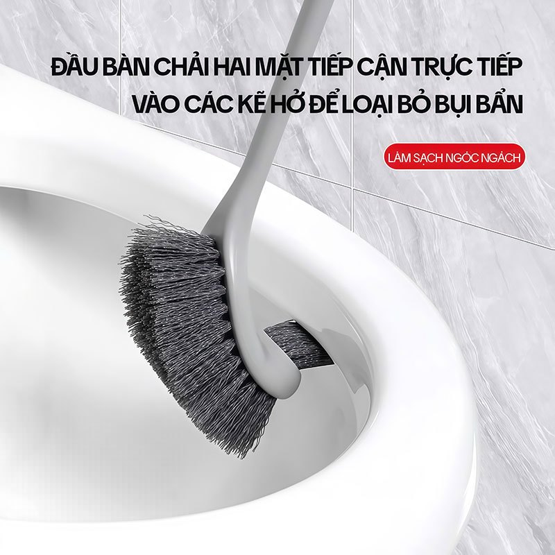 Cây Chà Bồn Cầu OKwife AGW-5746, Chổi Cọ Bồn Cầu, Cọ Bồn Cầu Nhà Vệ Sinh
