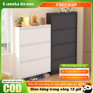 Tủ đựng giày bằng thép lật nghiêng 2-3-4 tầng chống bụi chống nước dung tích lớn tiết kiệm kô gian