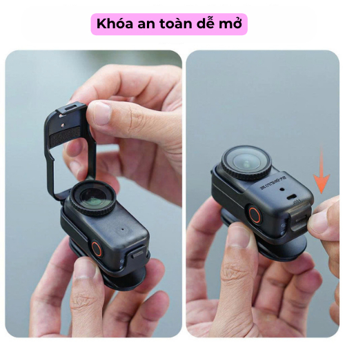 [NSHOP] Kẹp Mũ SunnyLife Thích Hợp Cho Osmo Nano Quay Dọc 360 Độ Góc Nhìn Thứ Nhất POV Thể Thao Mạnh