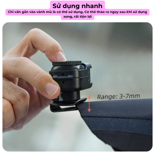 [NSHOP] Kẹp Mũ SunnyLife Thích Hợp Cho Osmo Nano Quay Dọc 360 Độ Góc Nhìn Thứ Nhất POV Thể Thao Mạnh