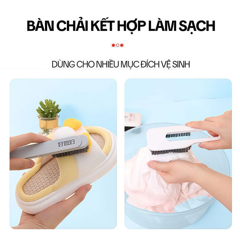 Bàn Chải Giặt Đồ OKwife AGW-5757, Bàn Chải Giặt Quần Áo, Bàn Chải Chà Giày Dép, Bàn Chải Đa Năng