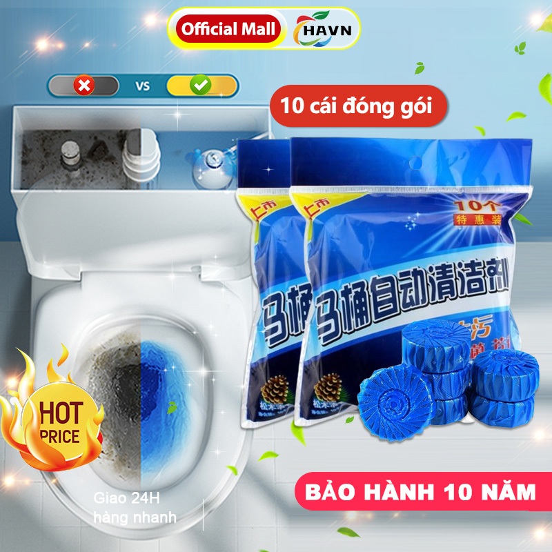 viên sạch bồn cầu, Viên khử mùi bồn cầu, Viên tẩy bồn cầu xả là sạch, Diệt Khuẩn 99.9%, Cục Tẩy Bồn Cầu Dùng Lâu Dài, Kh
