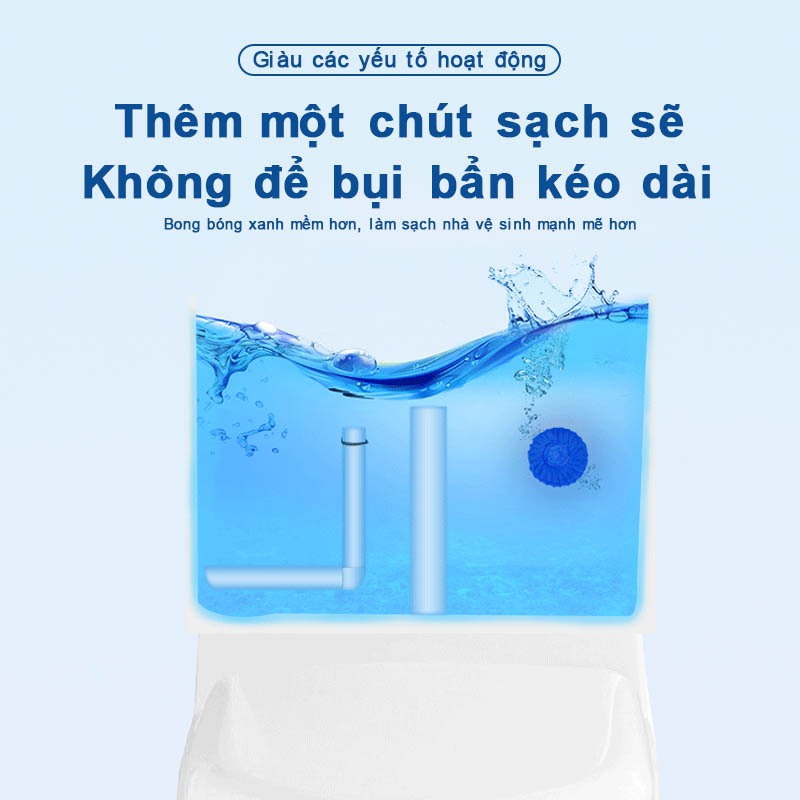 viên sạch bồn cầu, Viên khử mùi bồn cầu, Viên tẩy bồn cầu xả là sạch, Diệt Khuẩn 99.9%, Cục Tẩy Bồn Cầu Dùng Lâu Dài, Kh