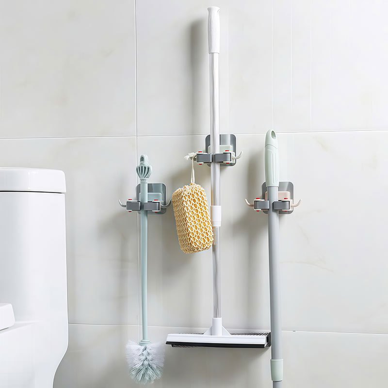 Móc Treo KITIMOP T1, Móc Treo Cây Lau Nhà, Móc Treo Dán Tường