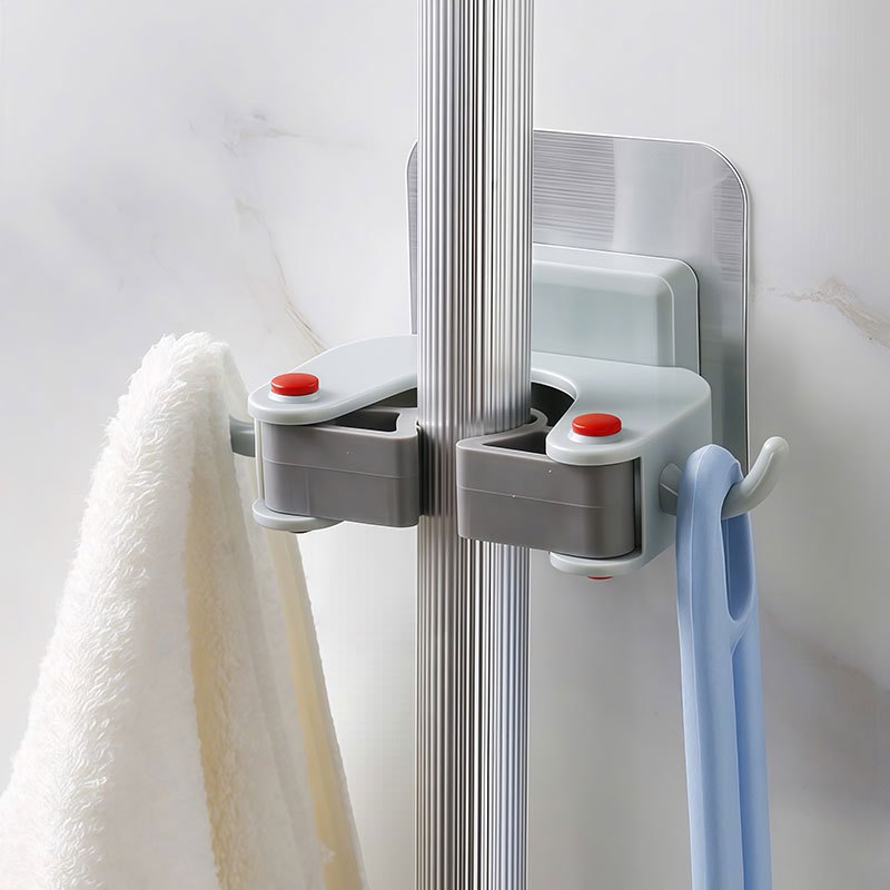 Móc Treo KITIMOP T1, Móc Treo Cây Lau Nhà, Móc Treo Dán Tường