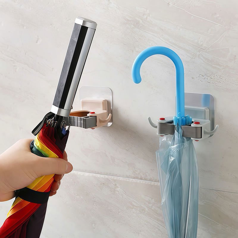 Móc Treo KITIMOP T1, Móc Treo Cây Lau Nhà, Móc Treo Dán Tường
