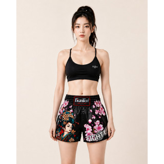 Quần Muay Fighter QMF-05 - Hoa Anh Đào Muay Thai Shorts