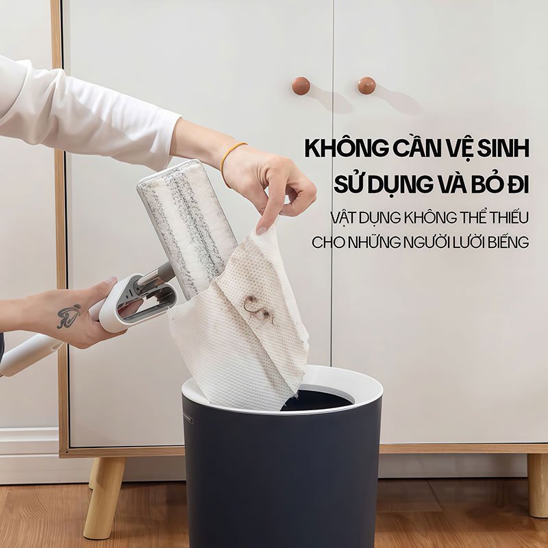 Cây Lau Bếp Mini KITIMOP KTM-20, Cây Lau Bếp Tự Vắt, Cây Lau Mini Cầm Tay Tự Vắt