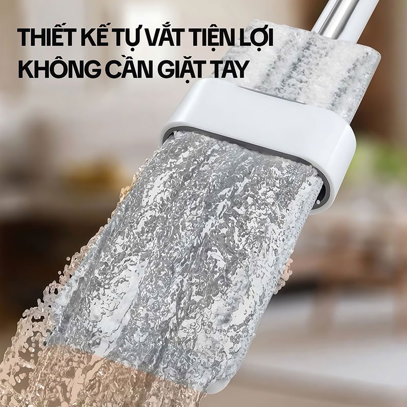 Cây Lau Bếp Mini KITIMOP KTM-20, Cây Lau Bếp Tự Vắt, Cây Lau Mini Cầm Tay Tự Vắt