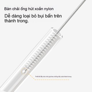 Youkebei Bộ Cọ Rửa Bình Sữa 6 Trong 1 Không BPA – Cọ Núm Ti, Cọ Ống Hút, Giá Úp Khô & Chai Chiết