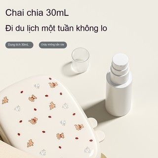 Youkebei Bộ Cọ Rửa Bình Sữa 6 Trong 1 Không BPA – Cọ Núm Ti, Cọ Ống Hút, Giá Úp Khô & Chai Chiết
