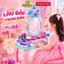 Bộ Đồ Chơi Bàn Trang Điểm Bé Gái BỐ KHỦNG LONG Cỡ Lớn Gồm Nhiều Chi Tiết Kèm Ghế Ngồi Và Gương Soi