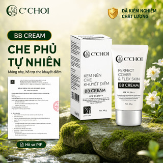 Kem nền che khuyết điểm Perfect Cover &Flex Skin BB Cream kiềm dầu, mỏng nhẹ, tự nhiên