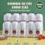 Combo 10 Túi / 1000 Cái Màng Bọc Thực Phẩm Túi Gấu Dễ Thương Co Giãn Thông Minh Tiện Lợi
