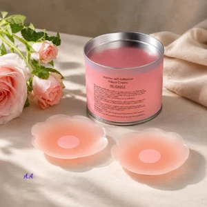 Miếng Dán Che Phủ Đầu Hoa Hộp Hồng 5 Cặp, Phụ Kiện Mặc Váy Áo Mỏng Tự Tin Và Kín Đáo