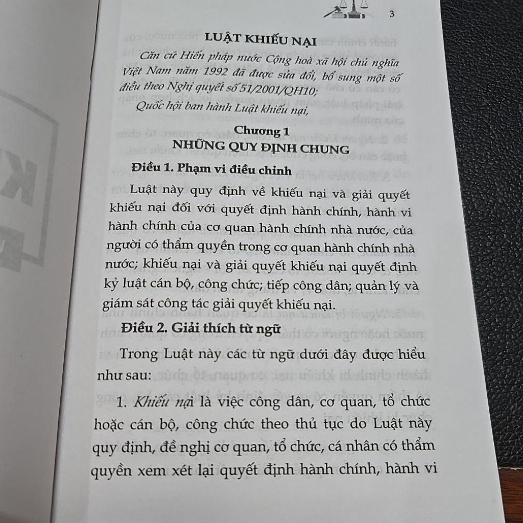 Sách - Luật khiếu nại và các văn bản hướng dẫn thi hành (NXB Lao động)