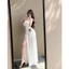 Đầm Maxi Cup Ngực Khoét Eo Voan Lưới Xếp Ly Lạ Mắt Váy Nữ Dáng Dài Hở Lưng Ôm Body Siêu Tôn Dáng Sang