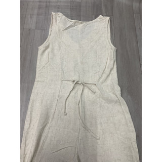 Jumpsuit quần ống rộng Linen _Đồ bay Linen -Áo liền quần Linen dư xịn  Monteau