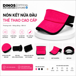 Nón Kết Nửa Đầu Dinos Dùng Làm Đồng Phục Hoặc Phụ Kiện Thời Trang - Đủ Màu Sắc Cho Nhân Viên Quán
