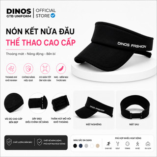 Nón Kết Nửa Đầu Dinos Dùng Làm Đồng Phục Hoặc Phụ Kiện Thời Trang - Đủ Màu Sắc Cho Nhân Viên Quán